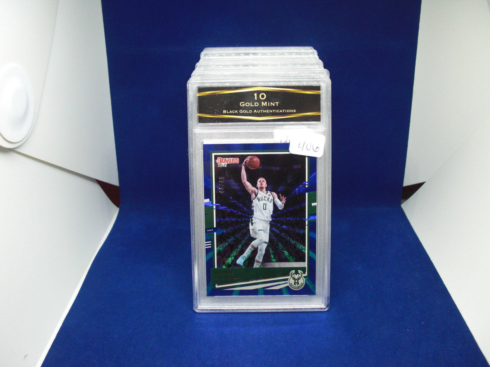 bga graded mint 10 donte divincenzo blue #44/49: nice graded card