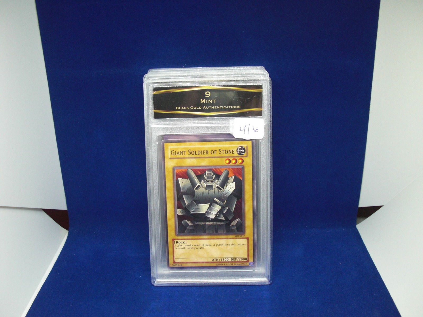 bga graded yugi mint 9 giant soldier of stone: nice graded card