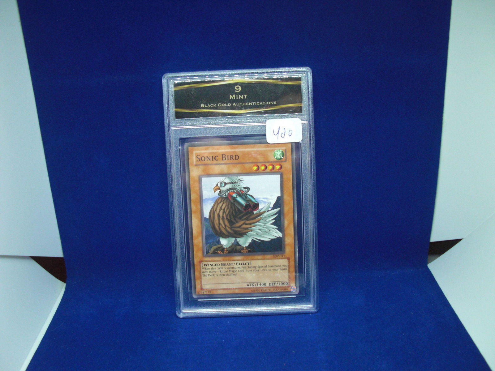 bga graded yugi mint 9 sonic bird: nice graded card