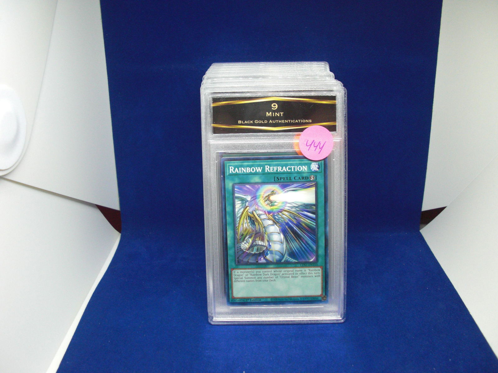 bga graded yu-gi-oh mint 9 rainbow refractor: nice graded card