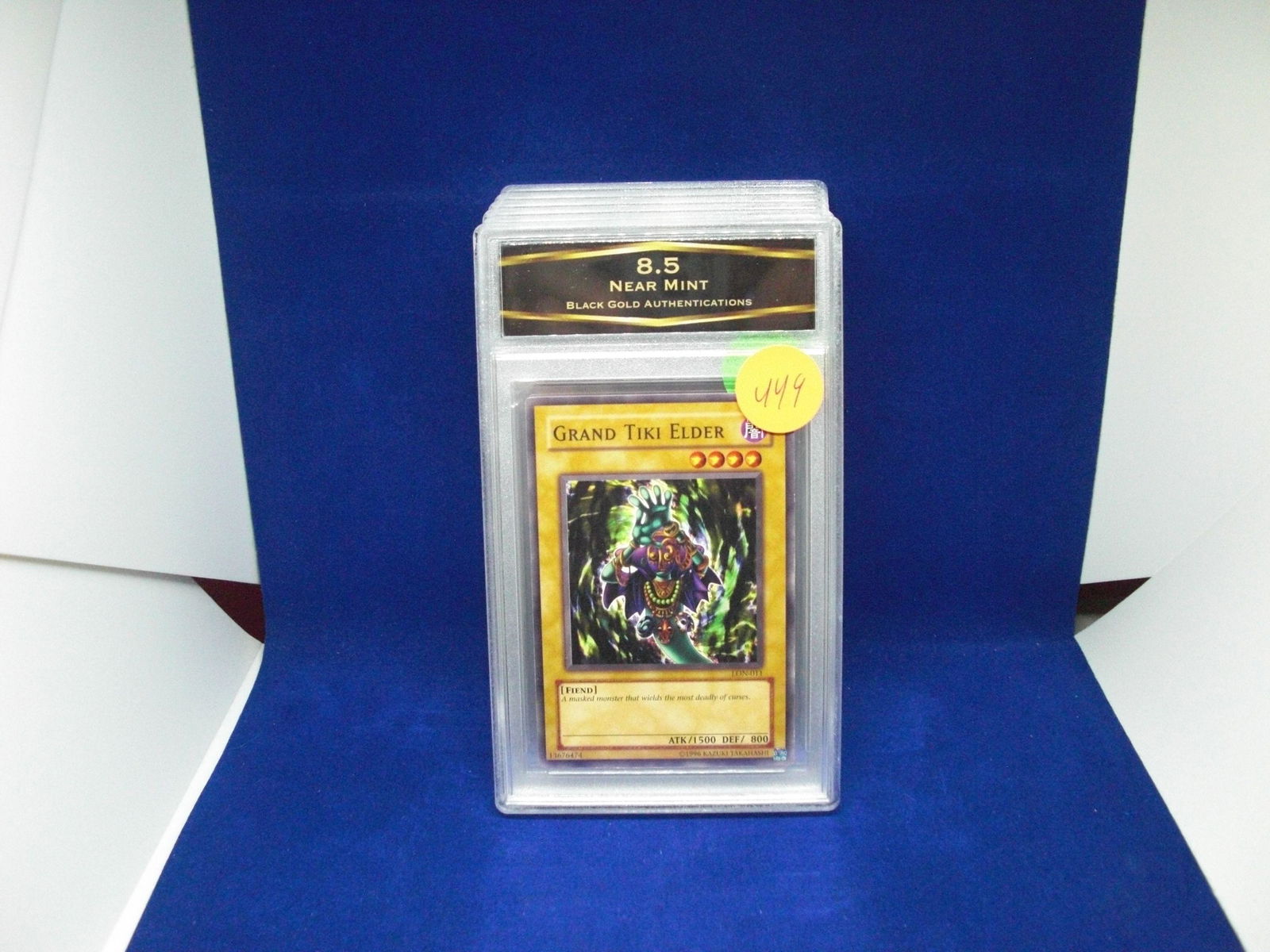 bga graded yu-gi-oh mint 8.5 grand tiki elder: nice graded card
