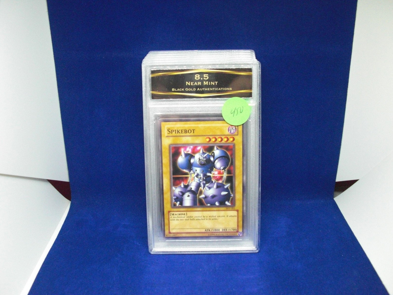 bga graded yu-gi-oh mint 8.5 spikebot: nice graded card