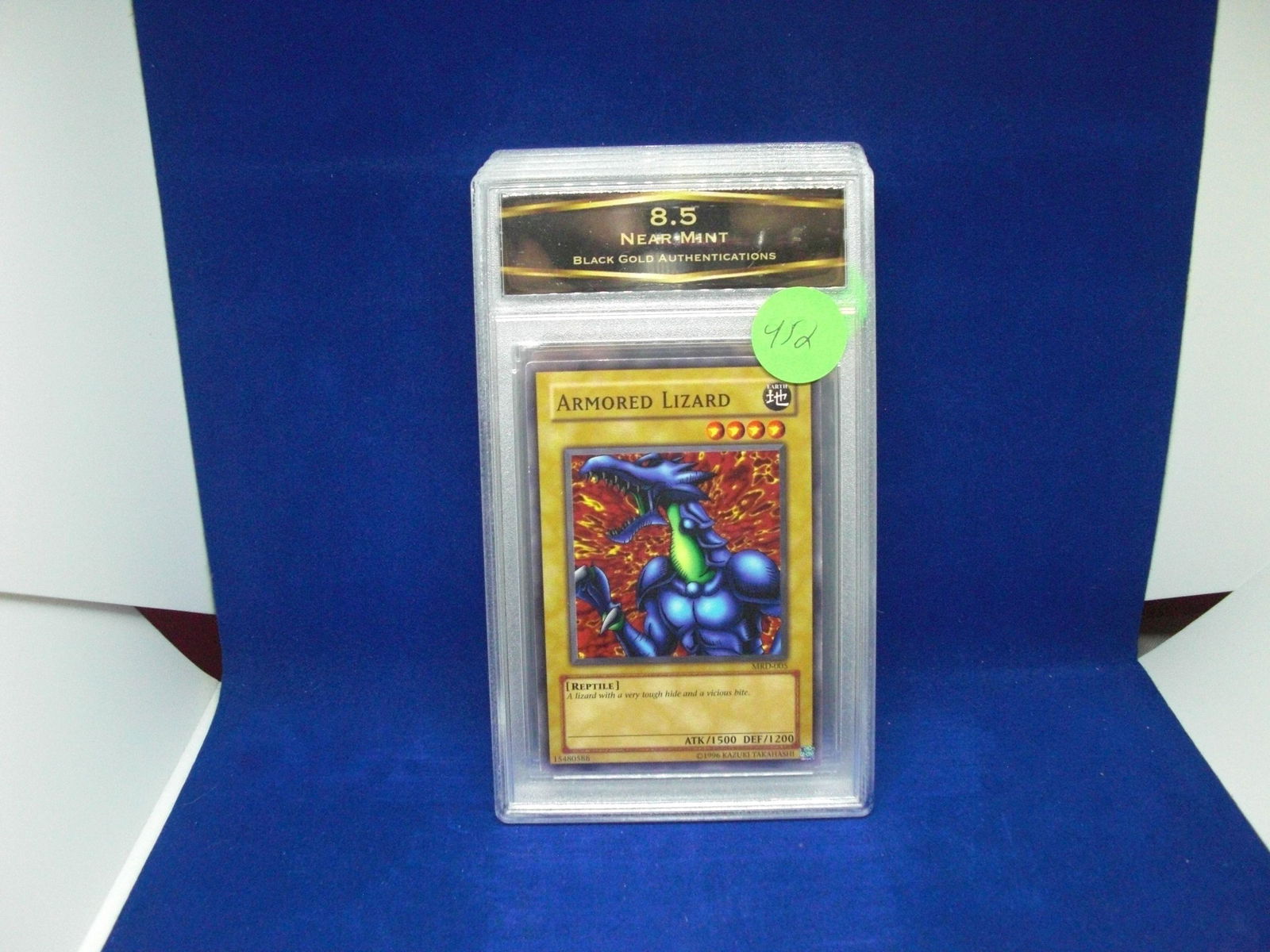bga graded yu-gi-oh mint 8.5 armored lizard: nice graded card