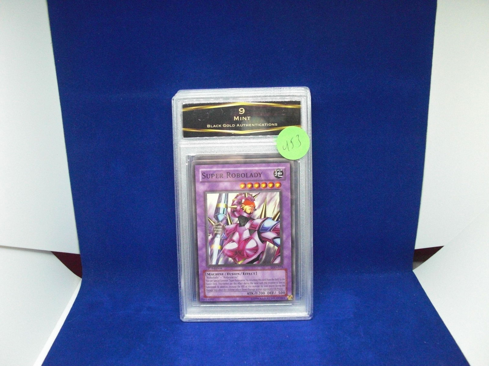 bga graded yu-gi-oh mint 9 super robolady: nice graded card