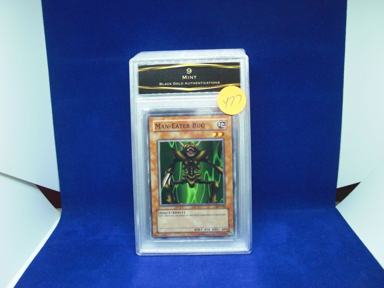 bga graded yu-gi-oh mint 9 man eater bug: nice graded card