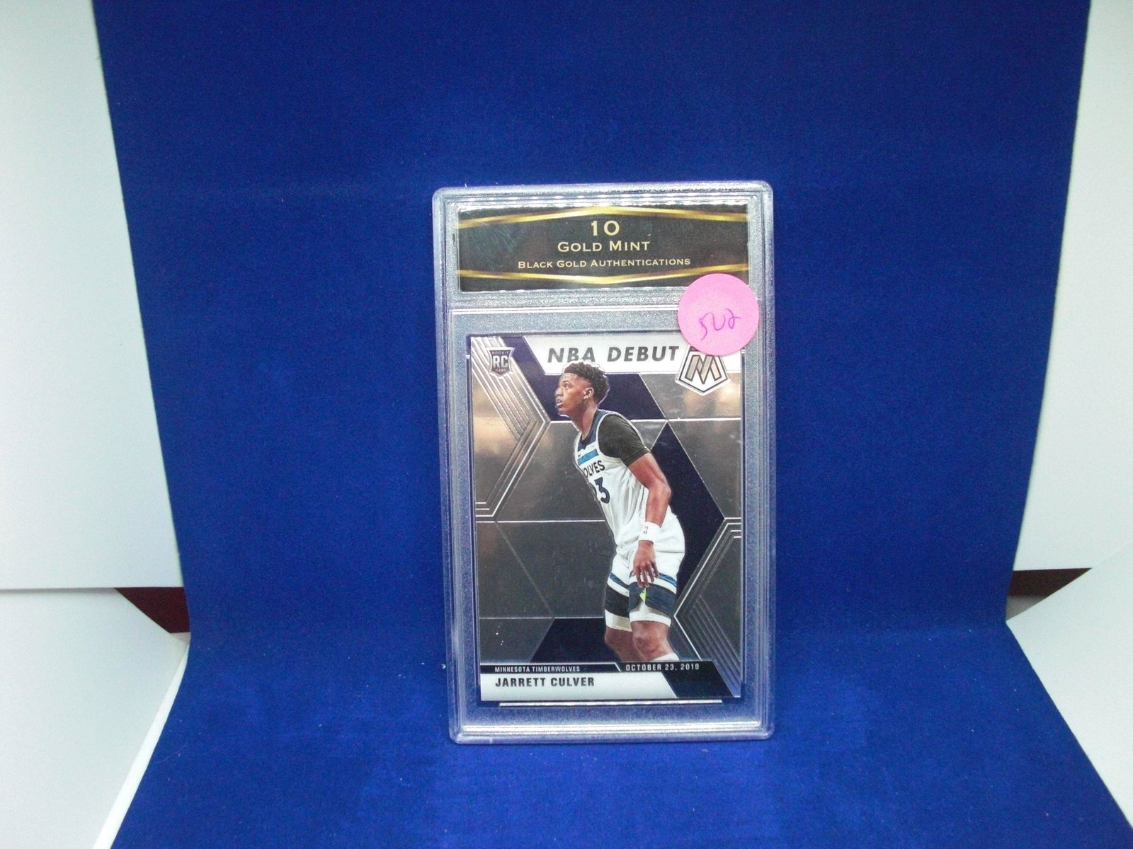 bga graded mint 10 jarrett culver rookie: nice graded card