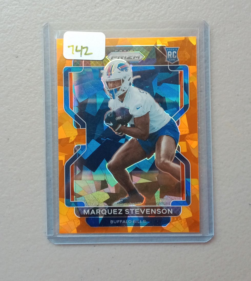Marquez Stephenson Buffalo Bills orange cracked ice rookie card: Marquez Stephenson Buffalo Bills orange cracked ice rookie card