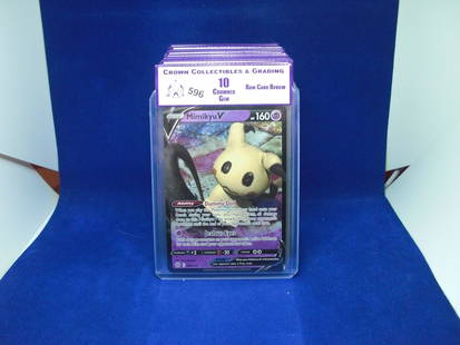 CC&G RAW REVIEW POKEMON GRADED 10 MIMIKYU V: RAW CARD REVIEW