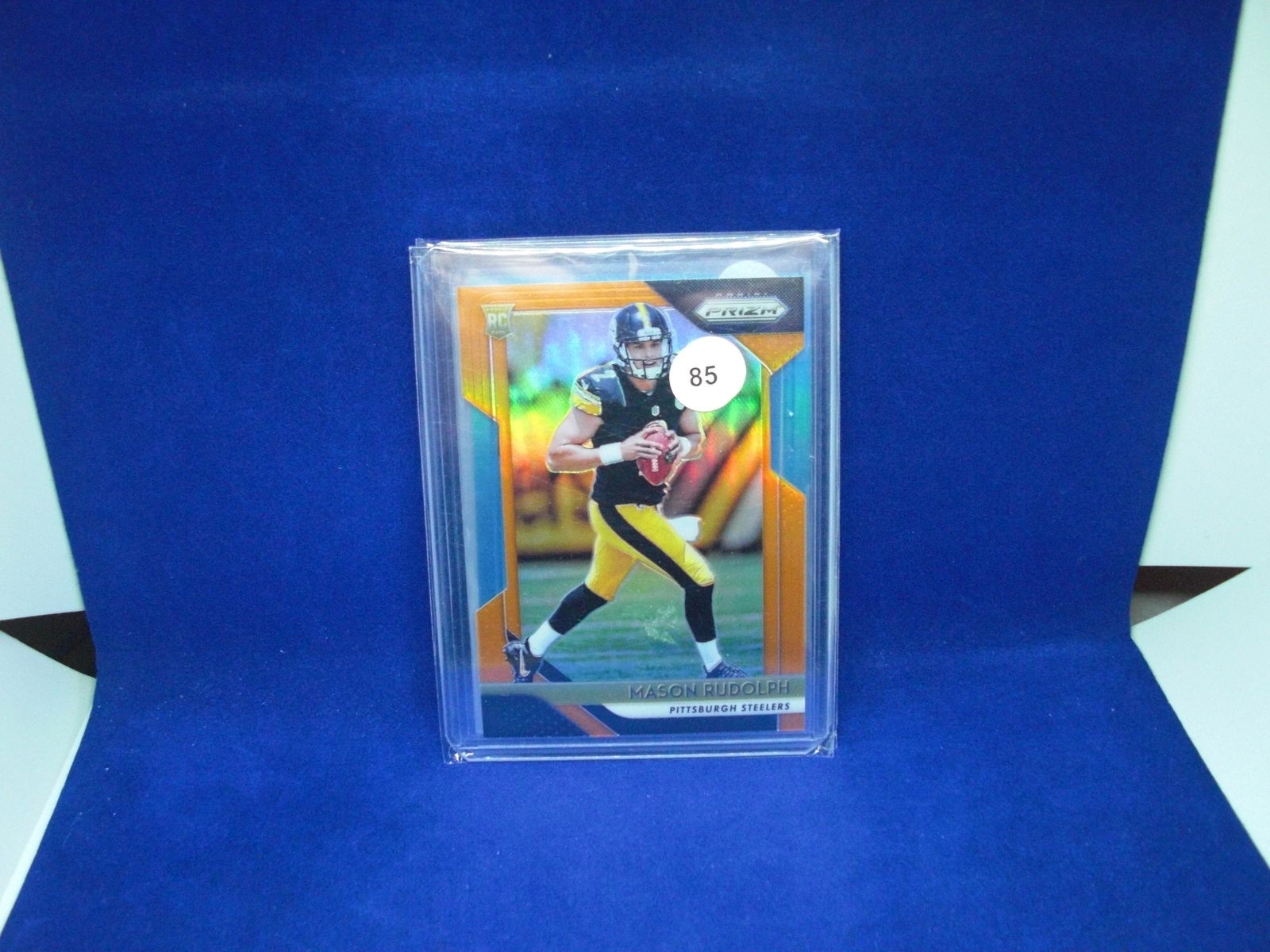 mason rudolph rookie orange prizm die cut #52/249 (1 of 1)