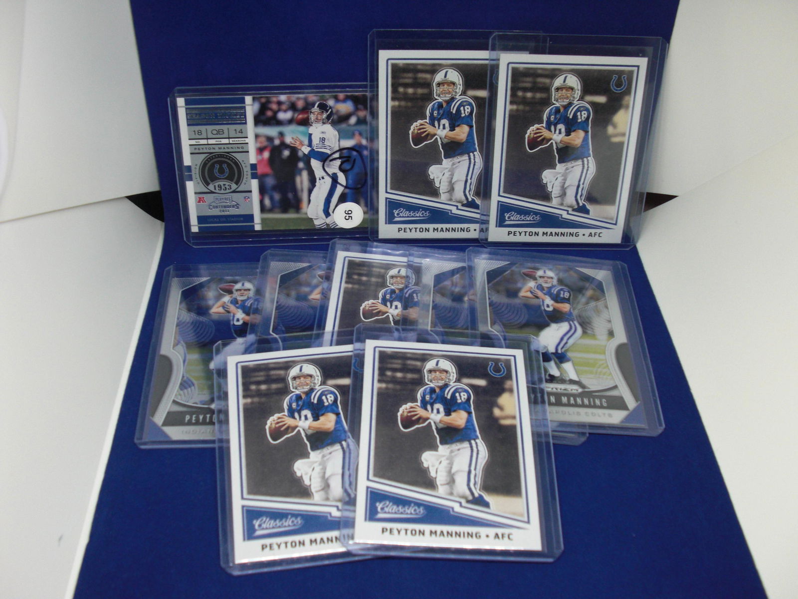 lot of 10 peyton manning cards (1 of 1)