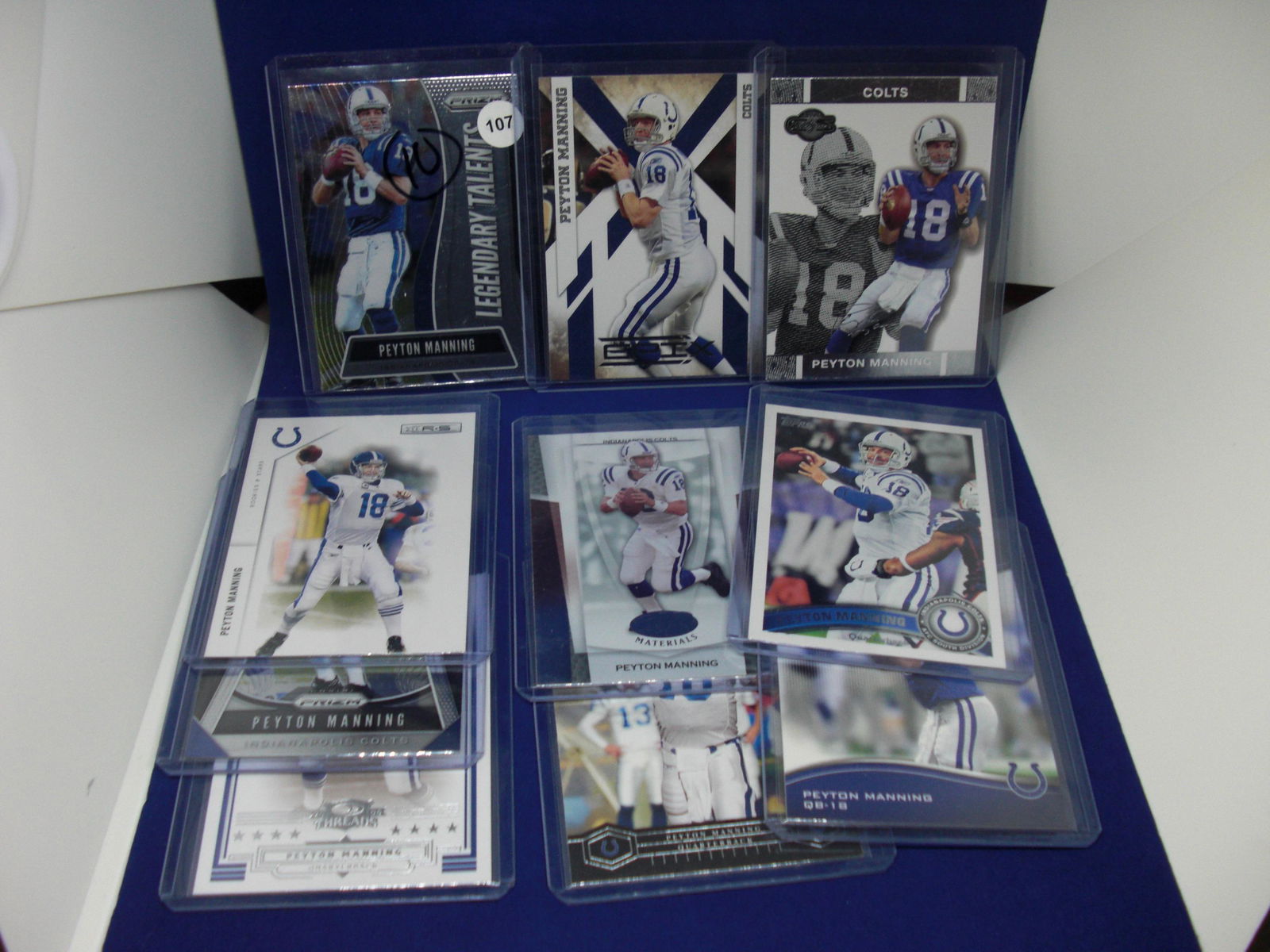 lot of 10 peyton manning cards (1 of 1)