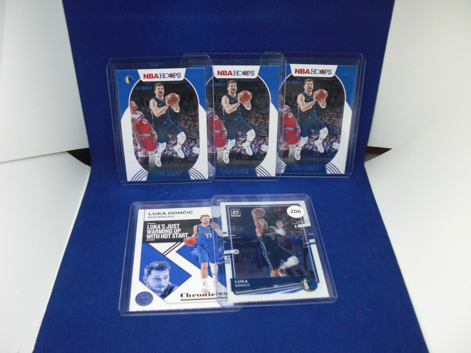 lot of 5 luka doncic cards (1 of 1)