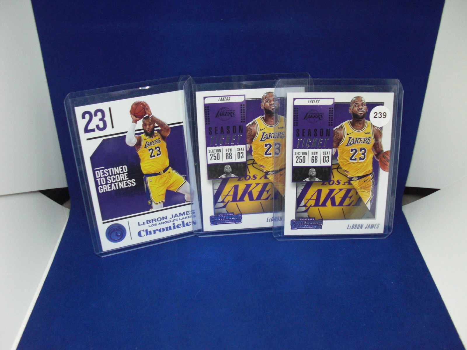 lot of 3 lebron james cards (1 of 1)