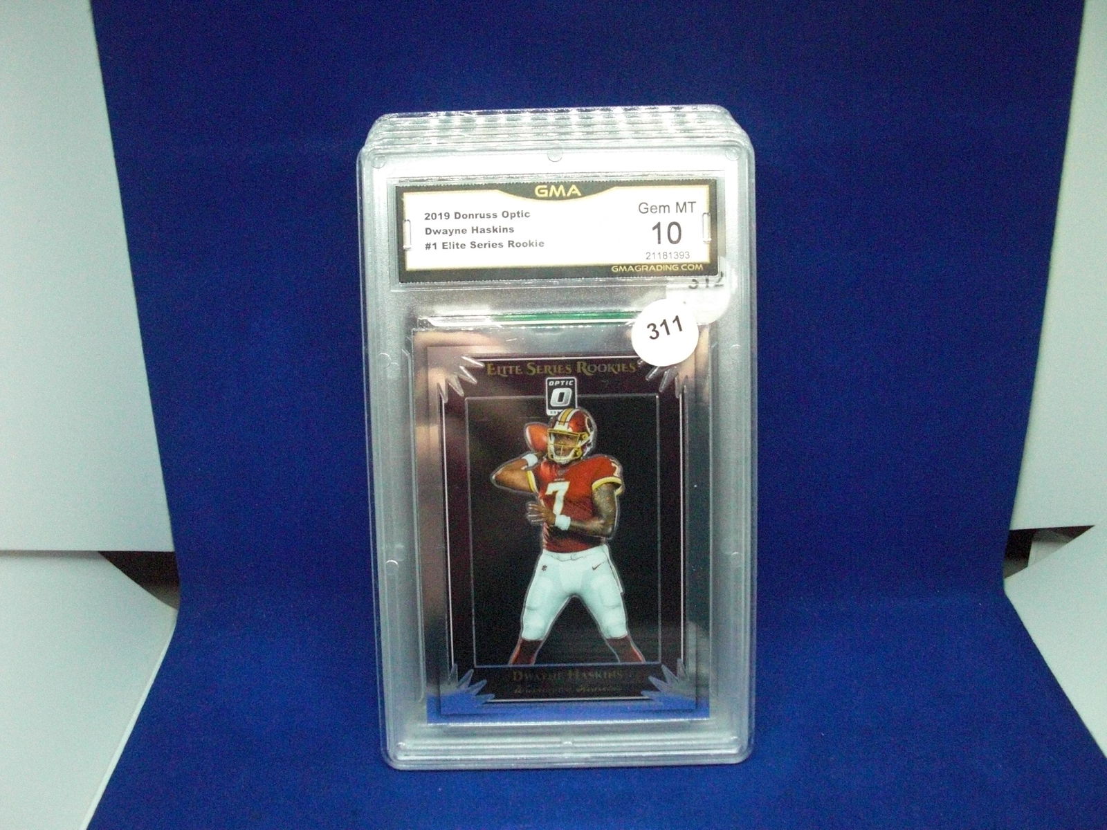 gma graded mint 10 2019 dwayne haskins rookie (1 of 1)