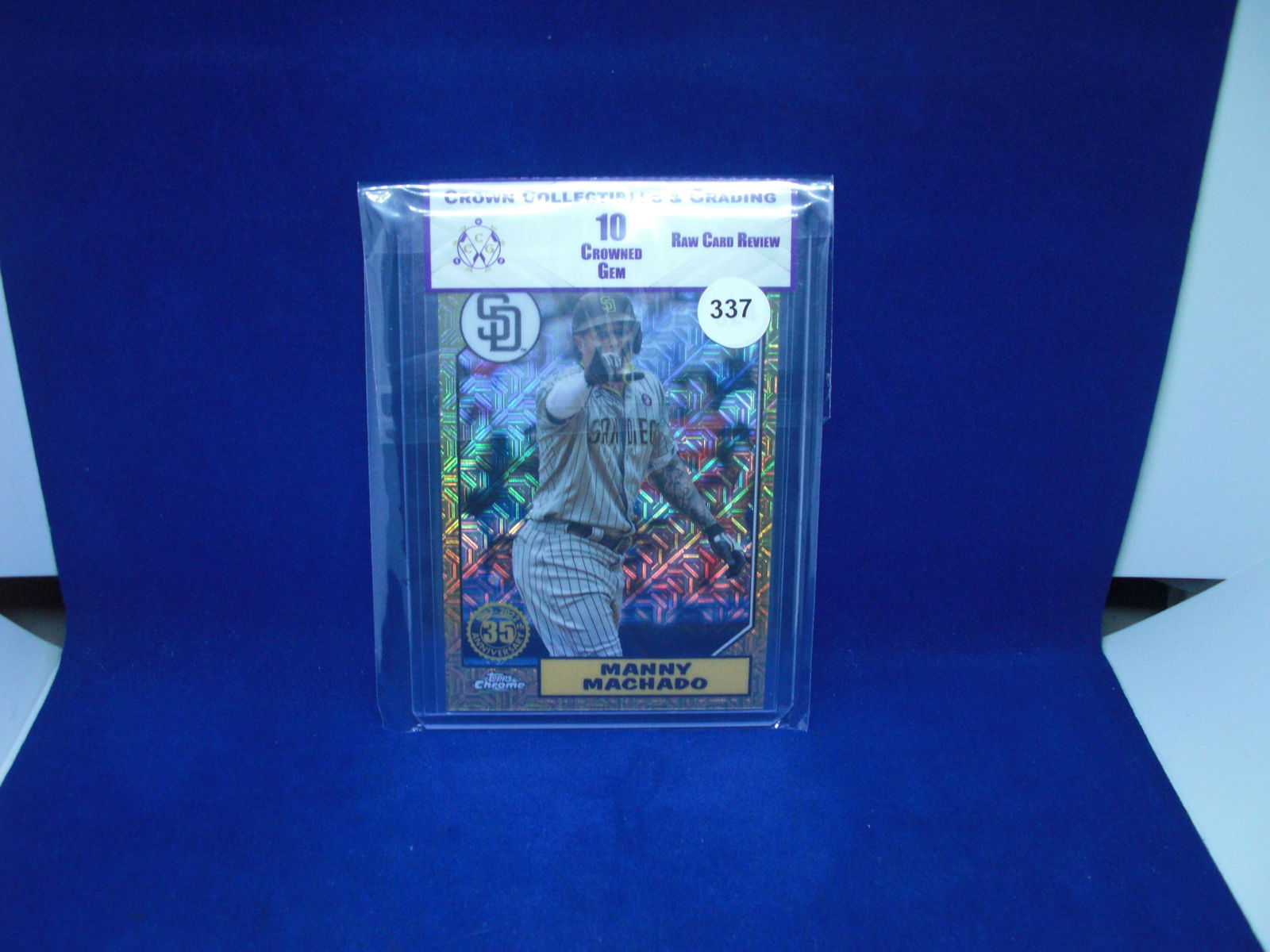 cc@g raw review graded mint 10 manny machado (1 of 1)