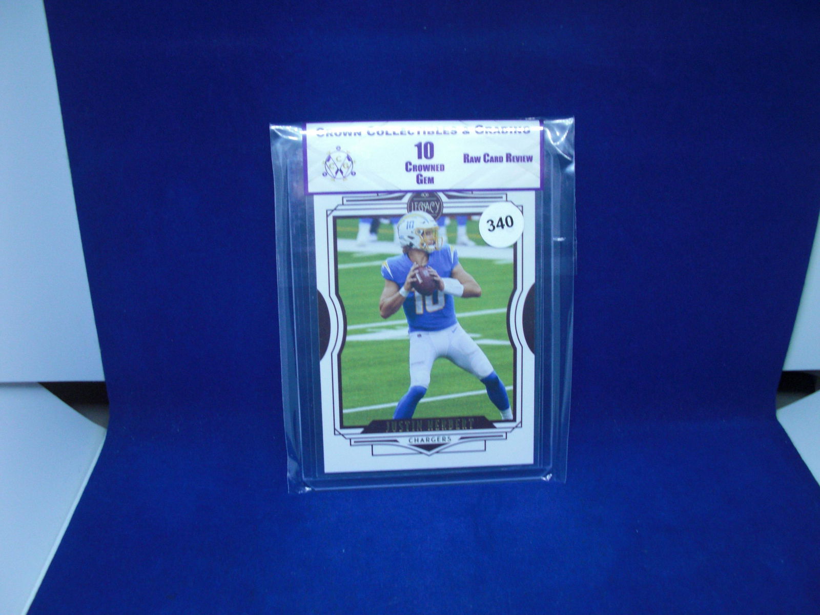 cc@g raw review graded mint 10 justin herbert (1 of 1)