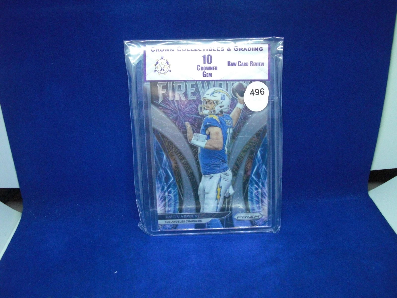 cc@g raw review graded mint 10 justin herbert (1 of 1)