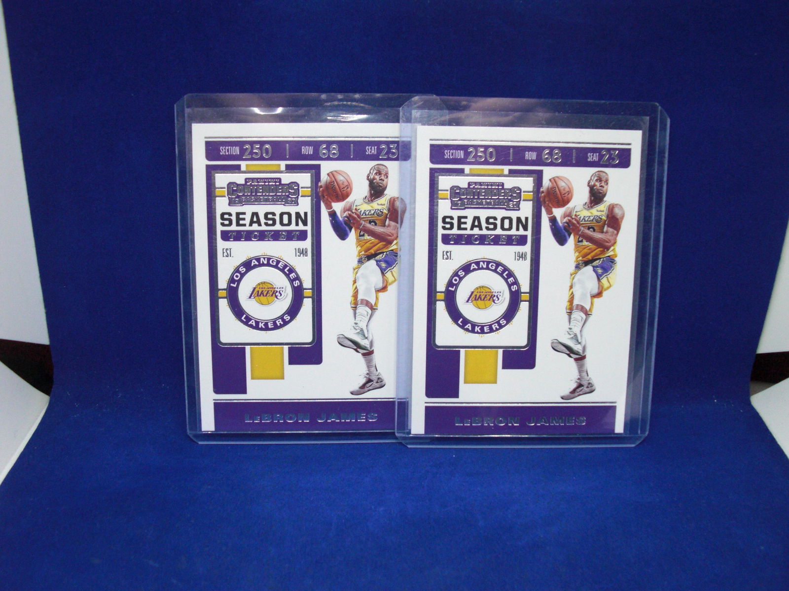 lot of 2 lebron james cards (1 of 1)