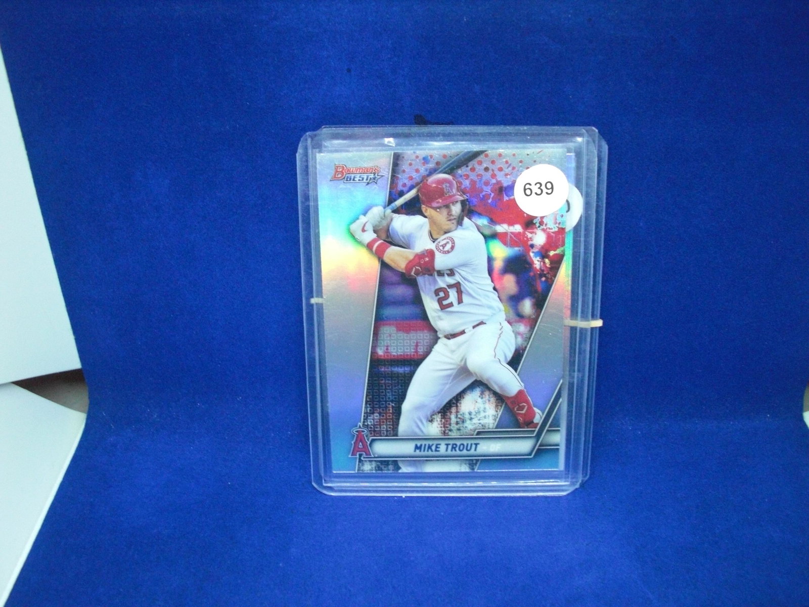 mike trout: in top loader