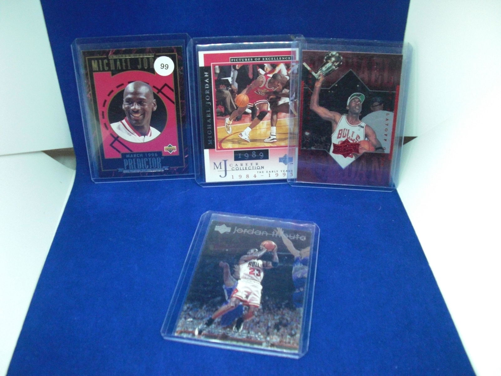 lot of 4 michael jordan cards (1 of 1)