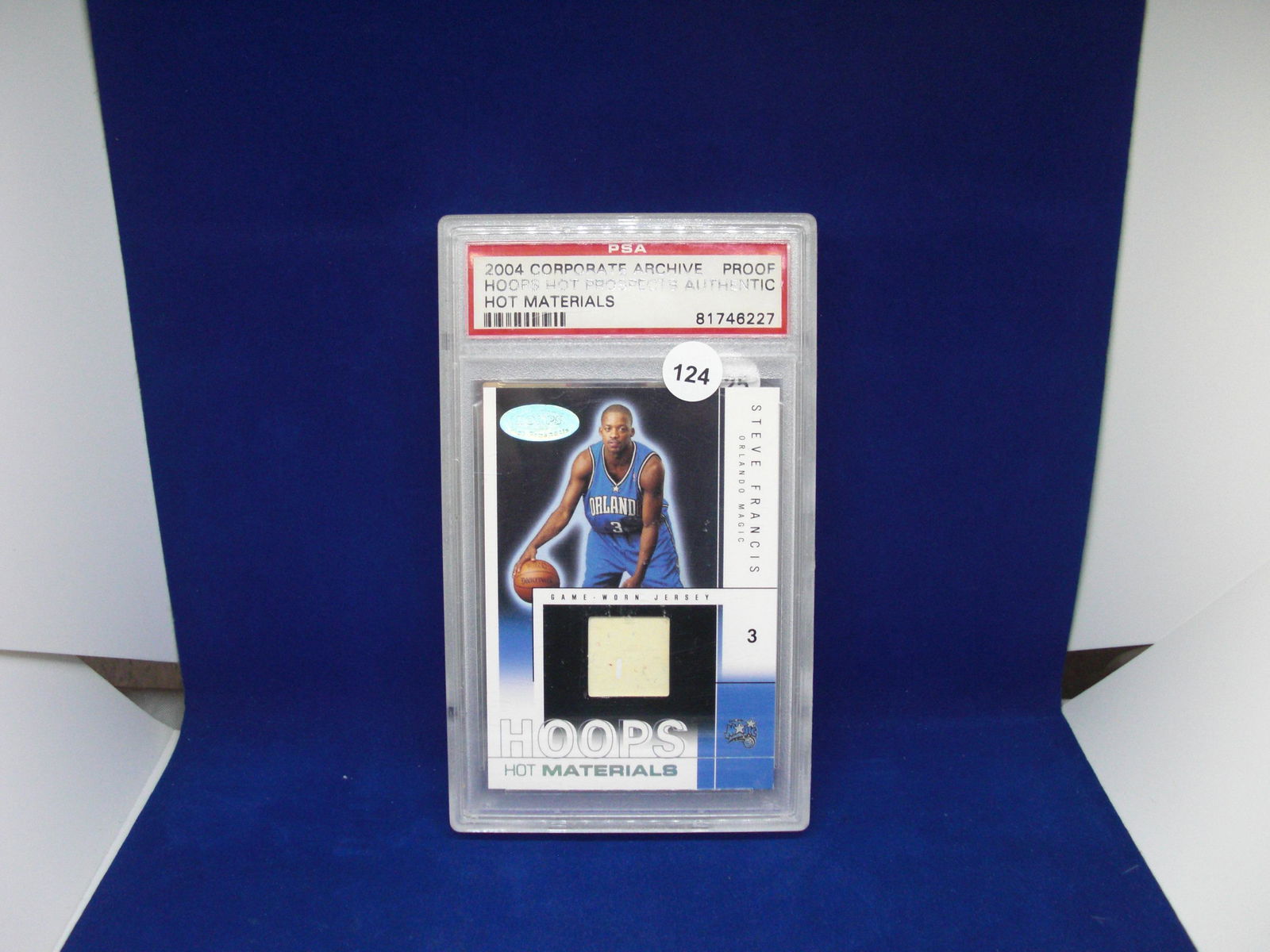 psa graded proof authentic steve francis jersey (1 of 1)