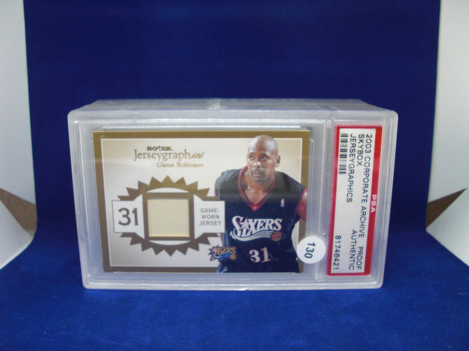 psa graded proof authentic glenn robinson jersey (1 of 1)
