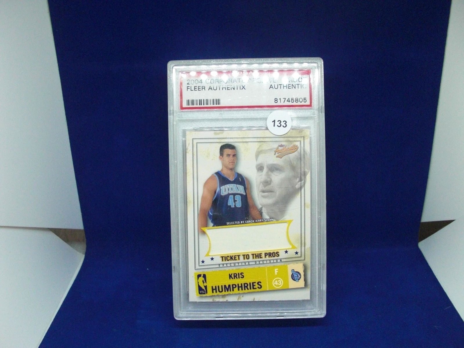psa graded proof authentic kris humphries jersey (1 of 1)
