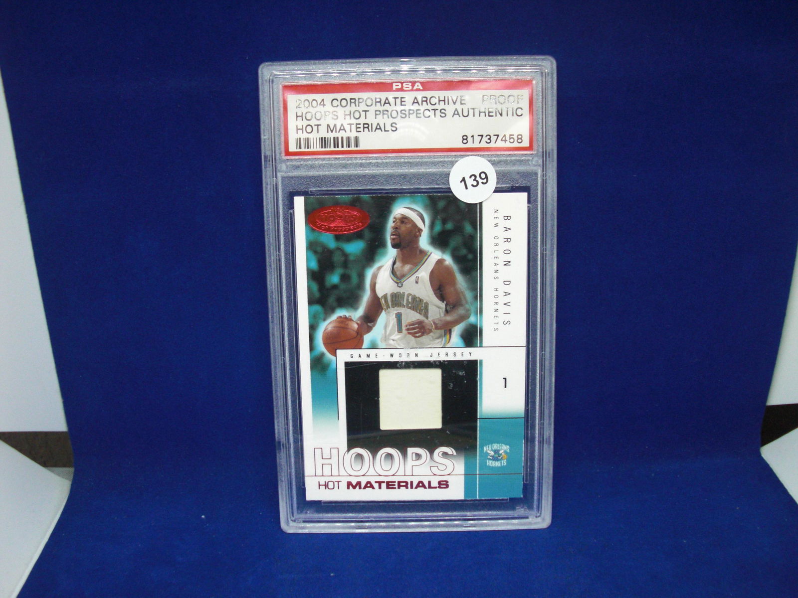 psa graded proof authentic baron davis jersey (1 of 1)