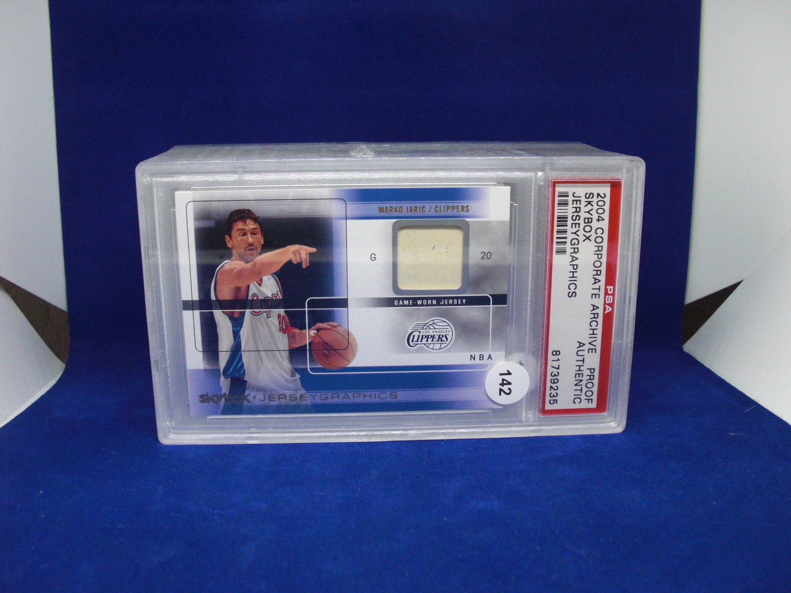psa graded proof authentic marko jaric jersey (1 of 1)