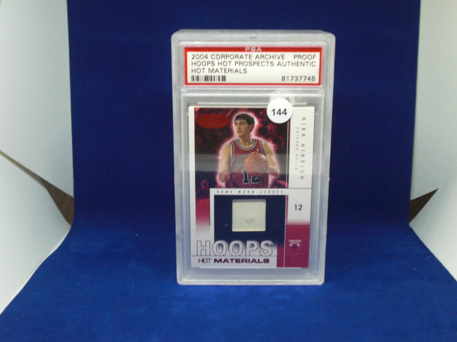 psa graded proof authentic kirk hinrich jersey (1 of 1)