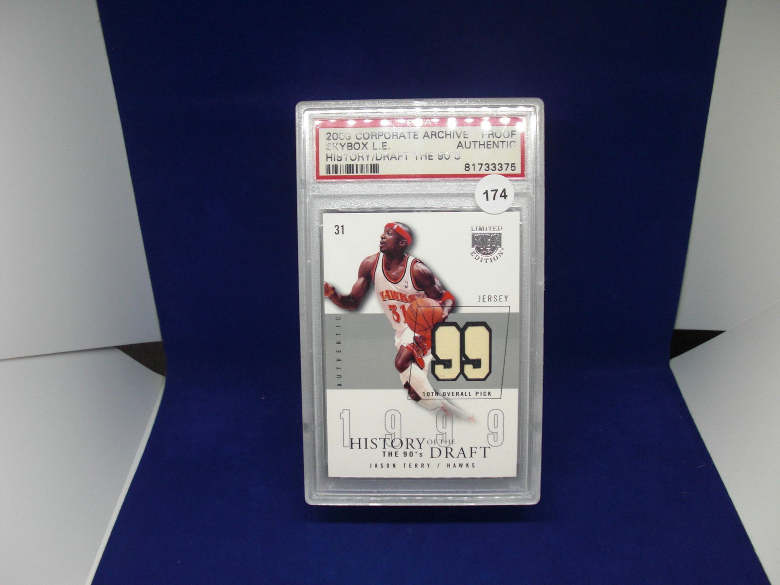 psa graded proof authentic jason terry jersey (1 of 1)