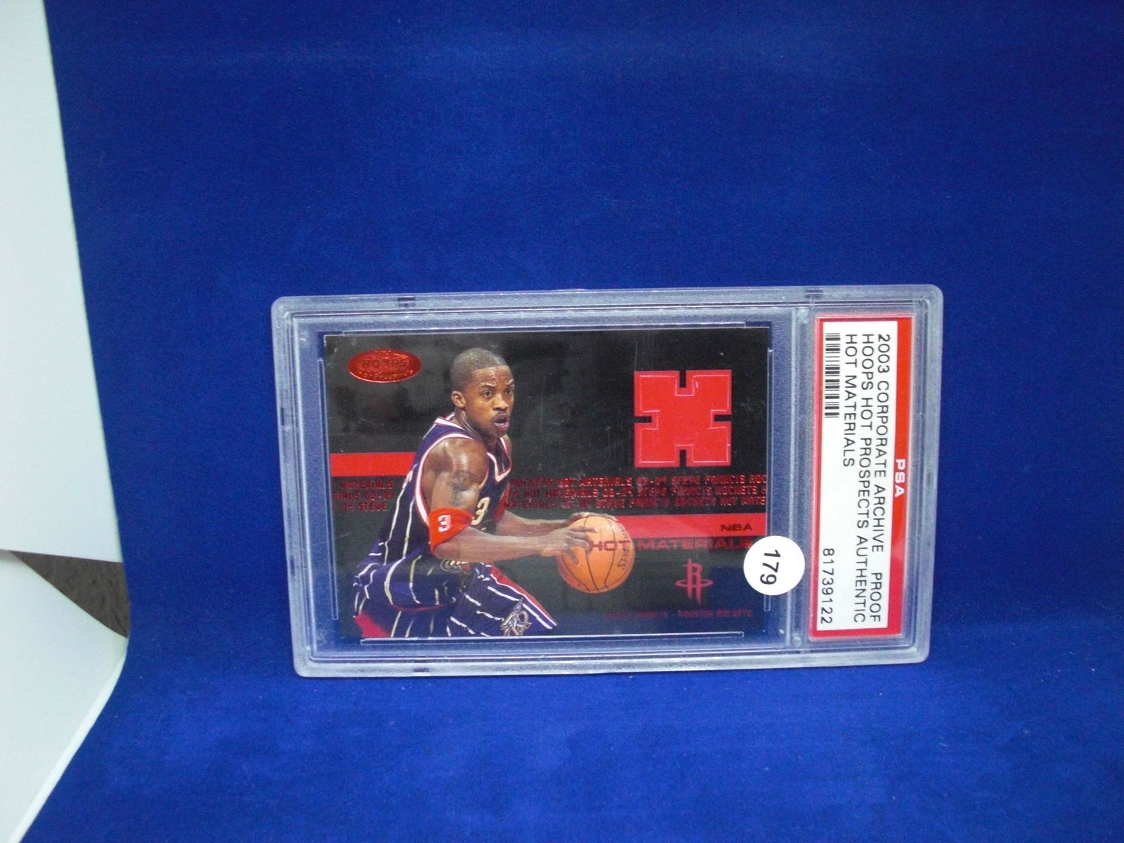 psa graded proof authentic steve francis jersey (1 of 1)