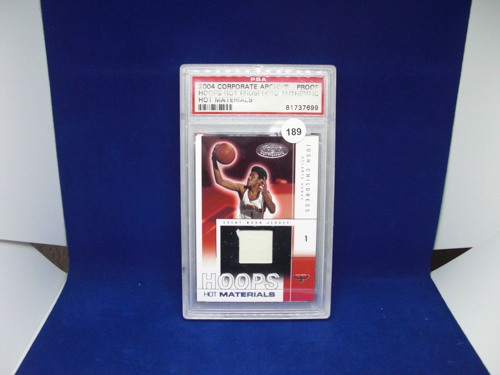 psa graded proof authentic  josh childress jersey (1 of 1)