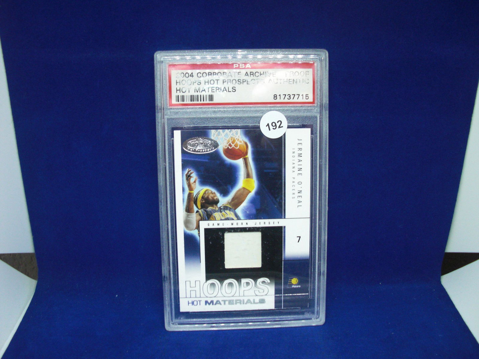 psa graded proof authentic jermain o'neal jersey (1 of 1)