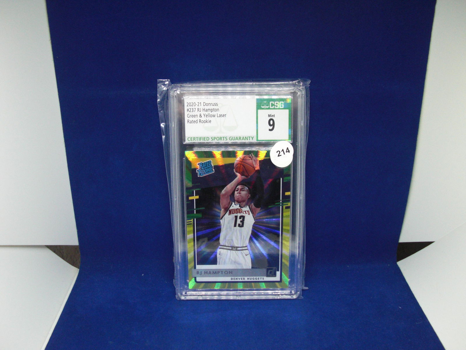 csg rj hampton rookie mint 9 (1 of 1)