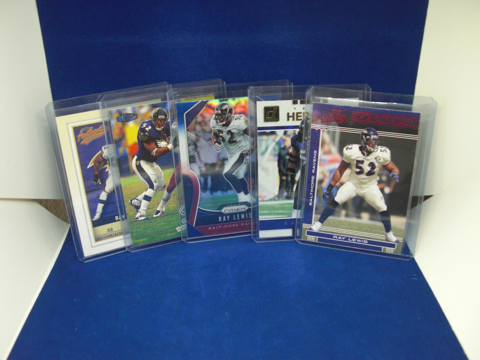 lot of 5 ray lewis cards (1 of 1)
