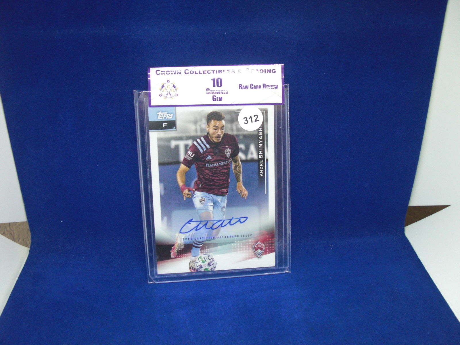 cc&g raw review graded mint 10 andre shinyashiki auto (1 of 1)