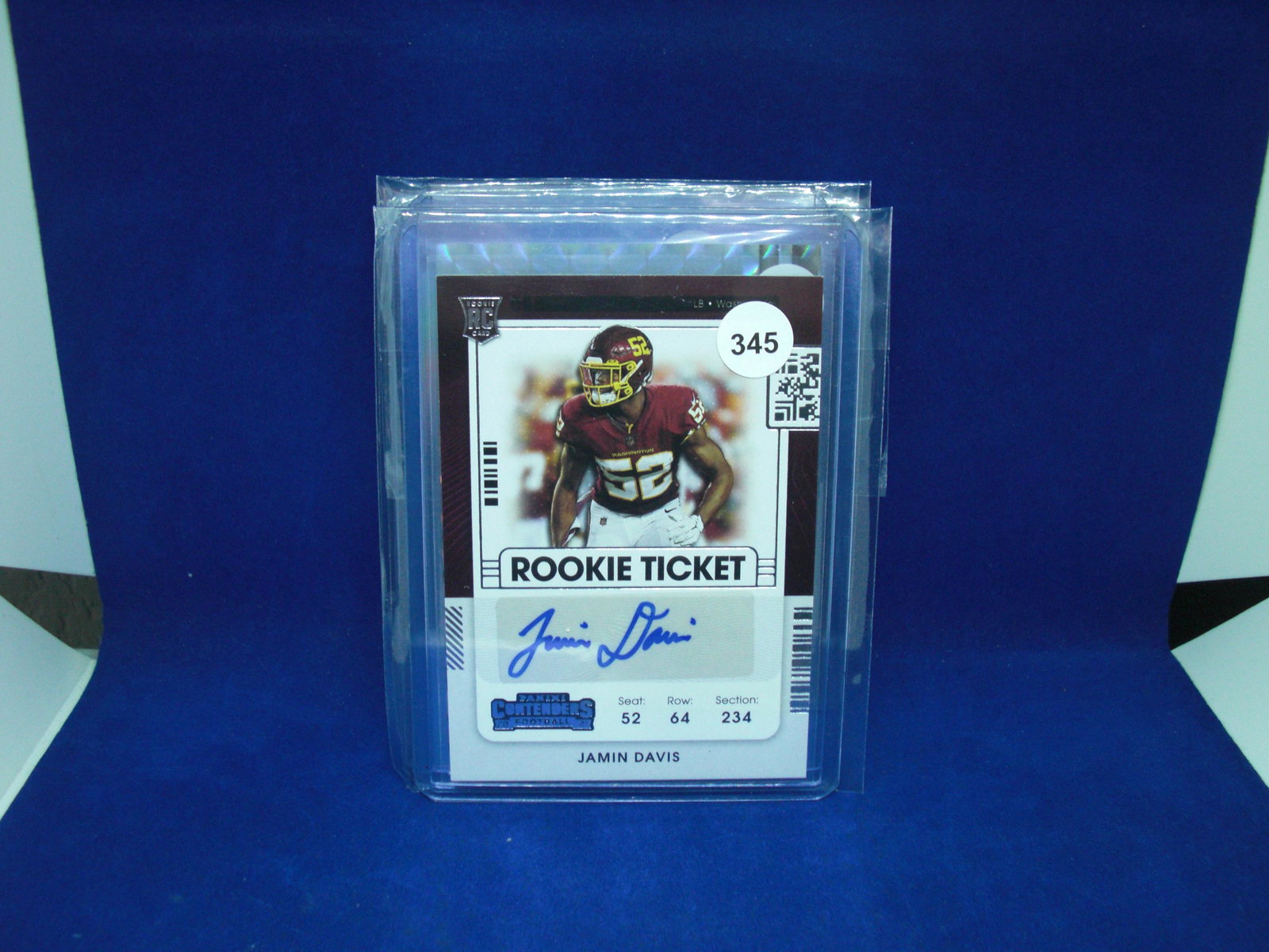 jamin davis auto rookie (1 of 1)