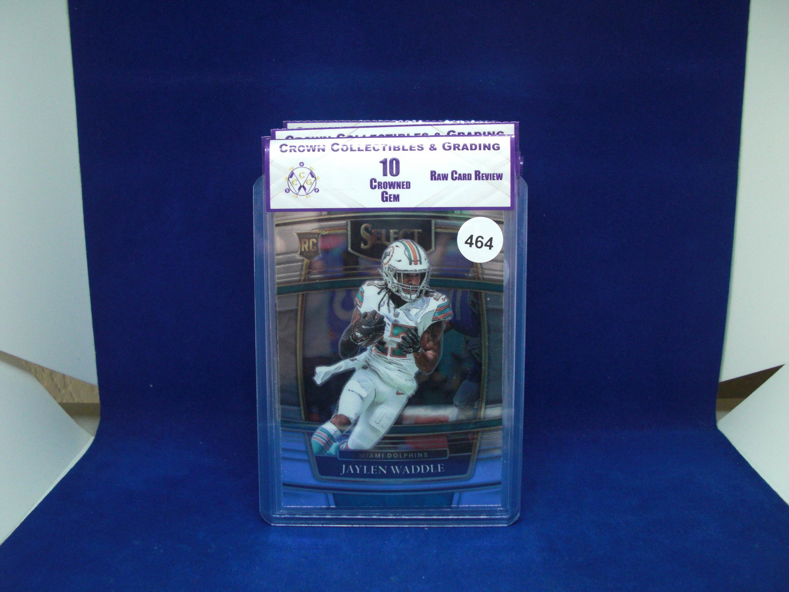 cc&g mint graded 10 raw review jaylen waddle rookie (1 of 1)