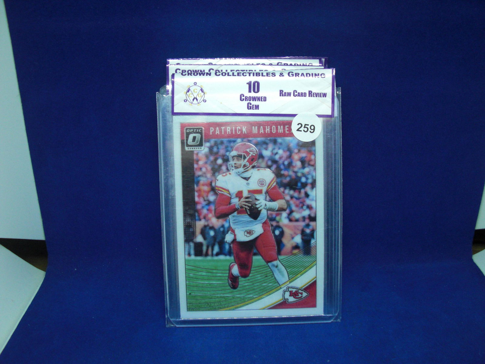 cc&g raw review graded patrick mahomes mint 10 (1 of 1)