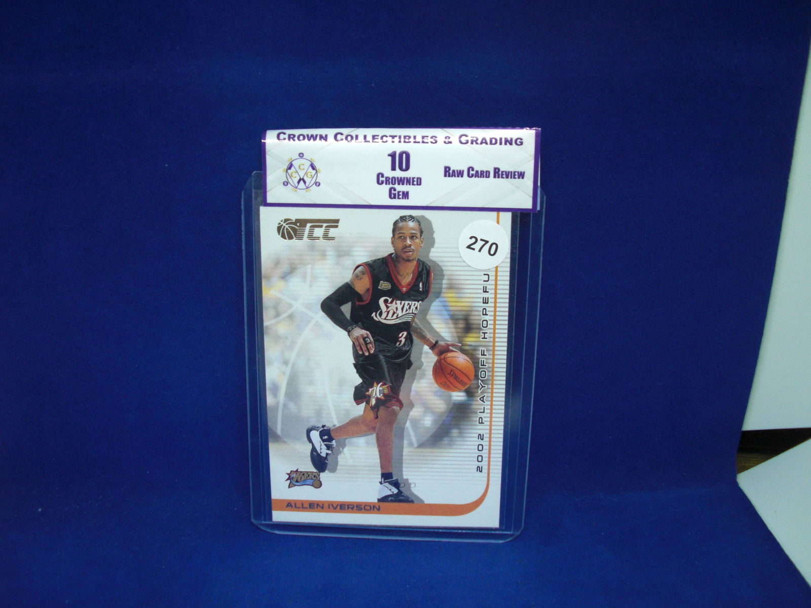 cc&g raw review graded allen iverson mint 10 (1 of 1)