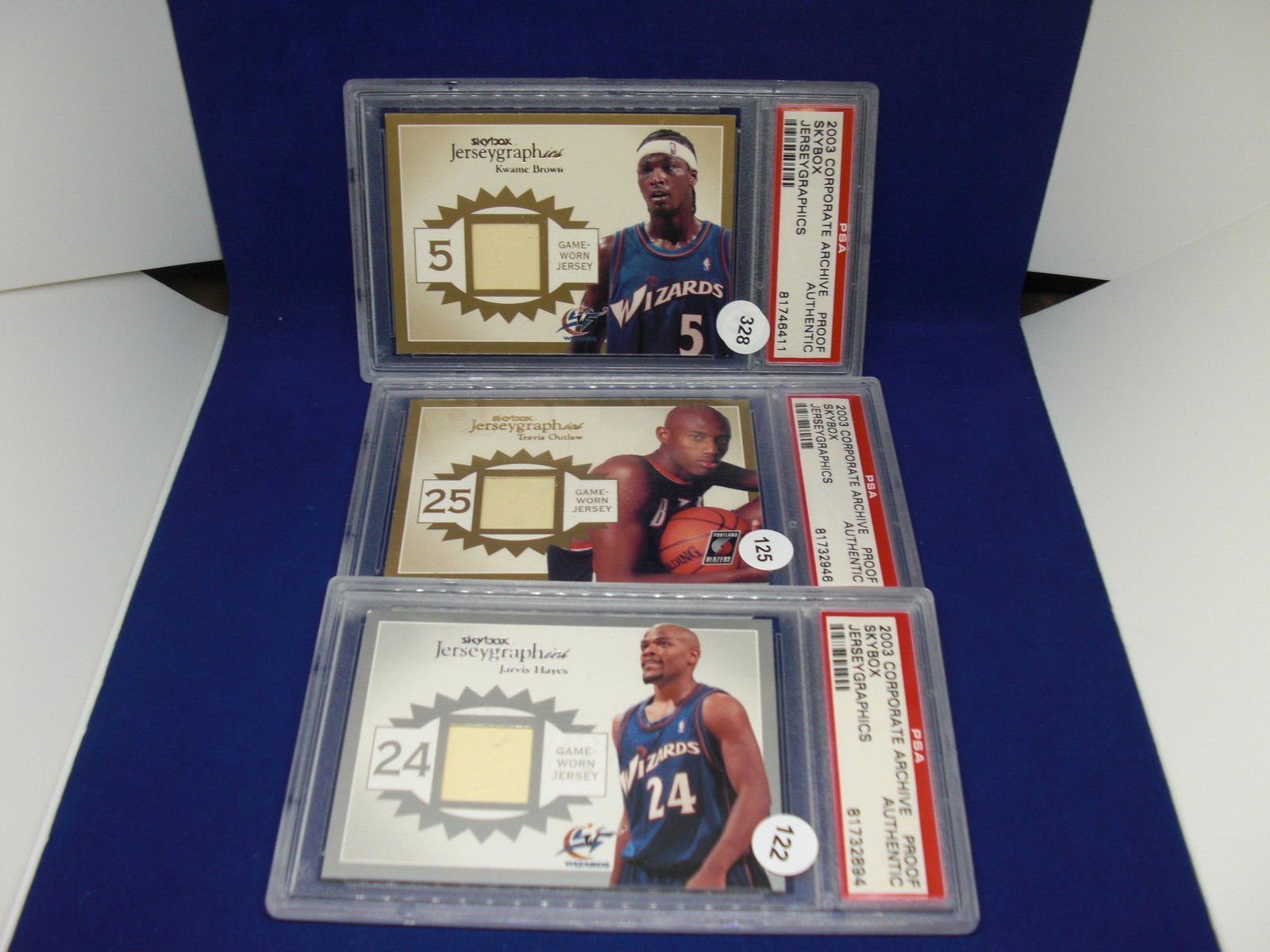 lot of 3 graded psa jersey cards (1 of 1)