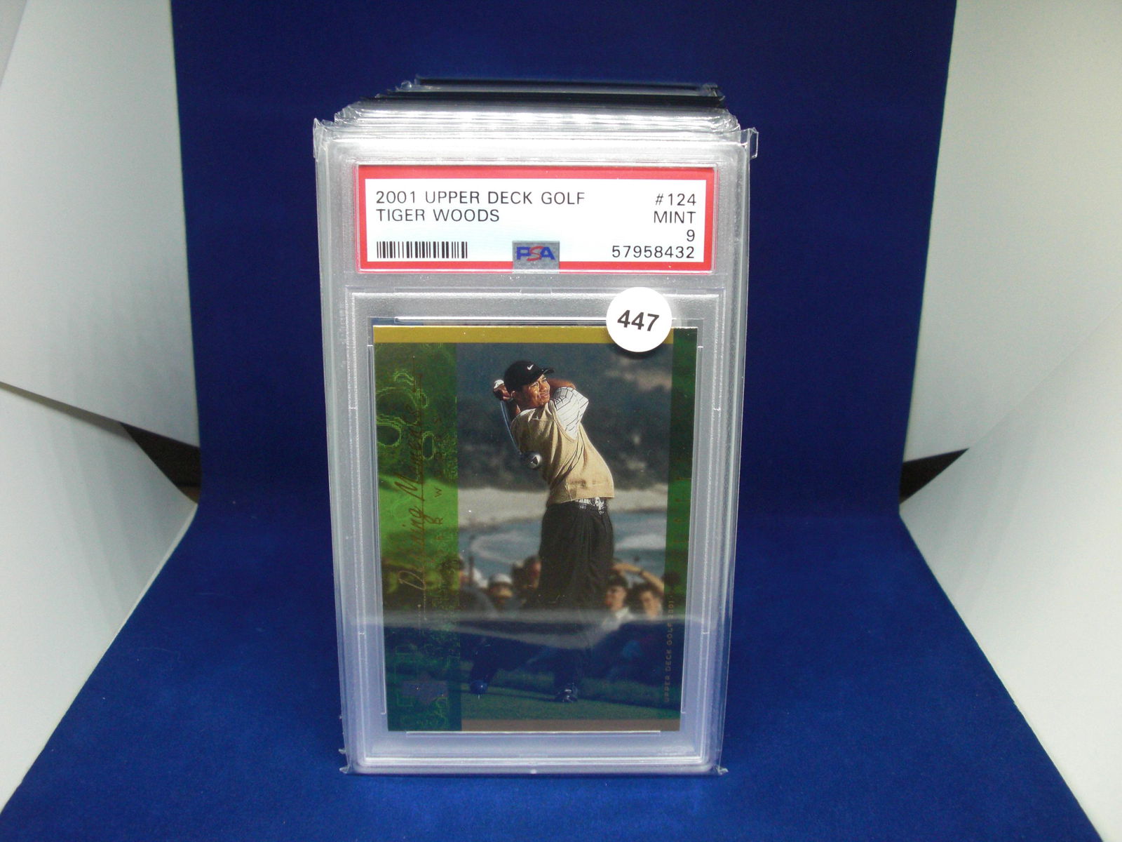PSA 9 tiger woods 2001 Upper deck (1 of 1)