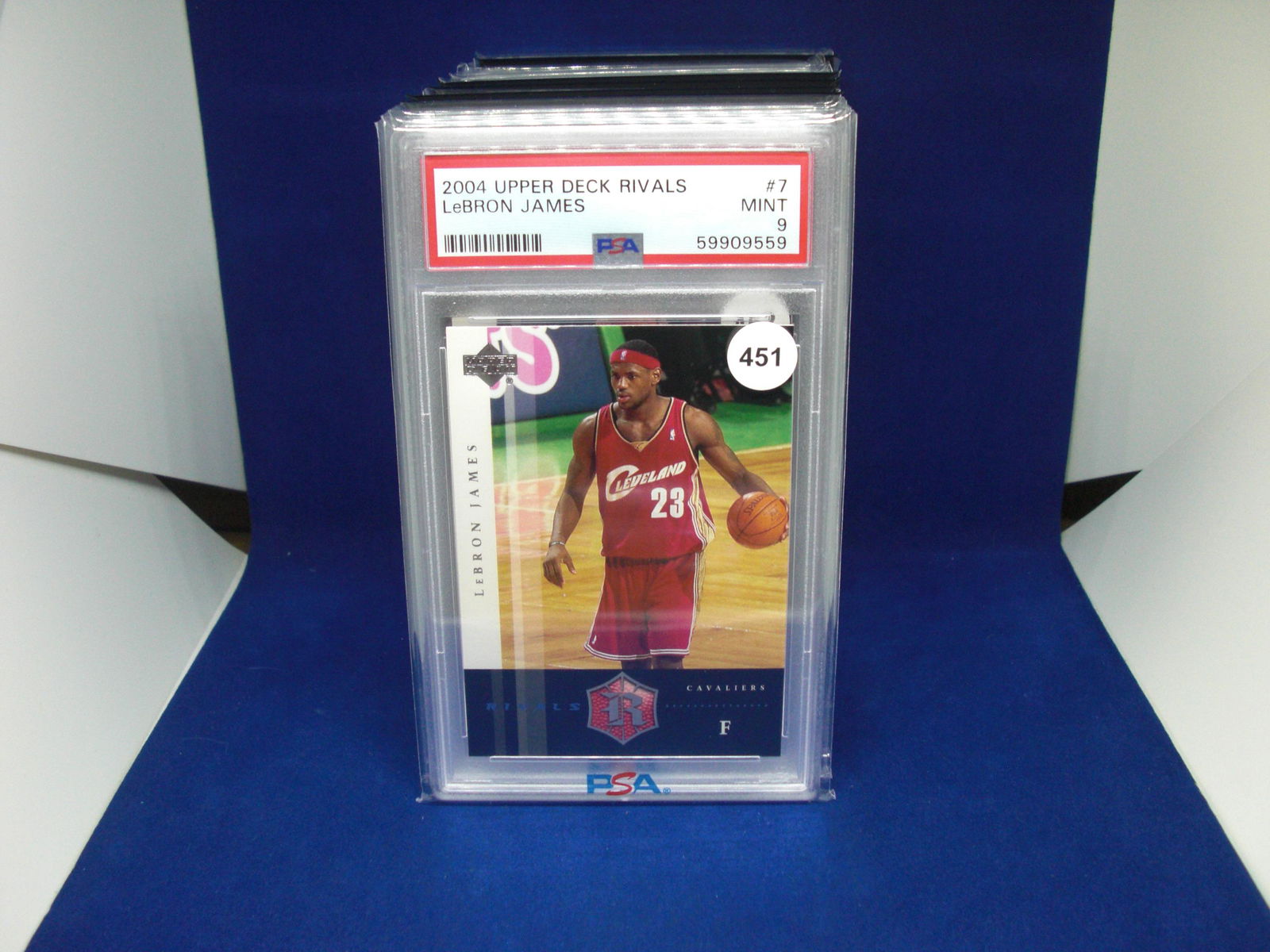 PSA 9 upper deck rivals lebron james (1 of 1)