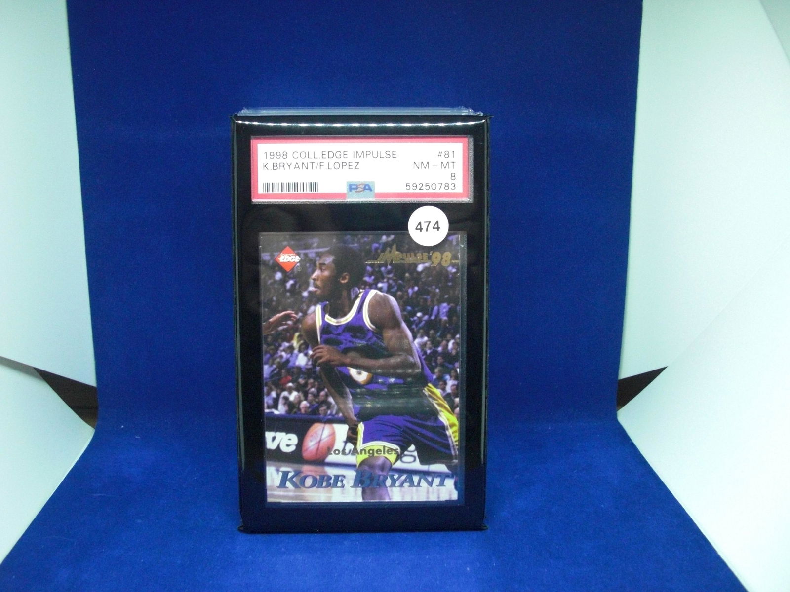 PSA 8 near mint Kobe Bryant 1998 impulse (1 of 1)
