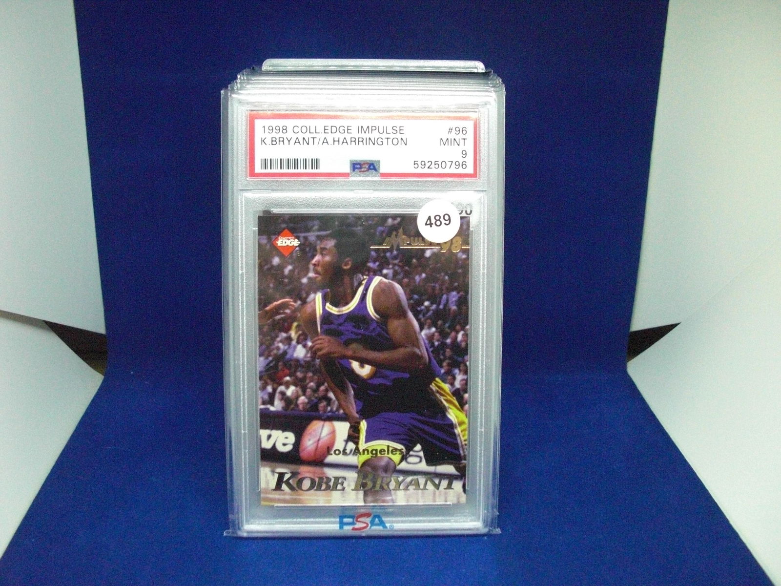 PSA 9 mint Kobe Bryant 1998 impulse (1 of 1)