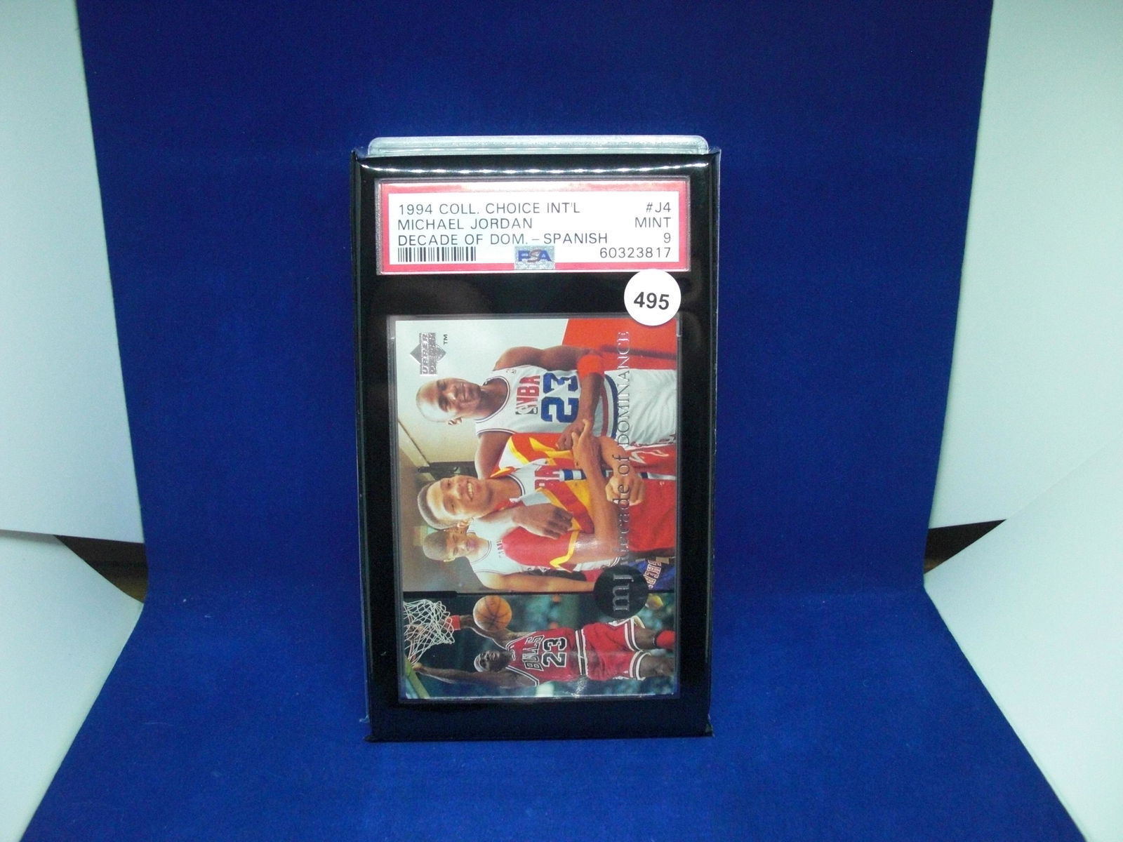 PSA 9 mint Michael Jordan Spanish card (1 of 1)