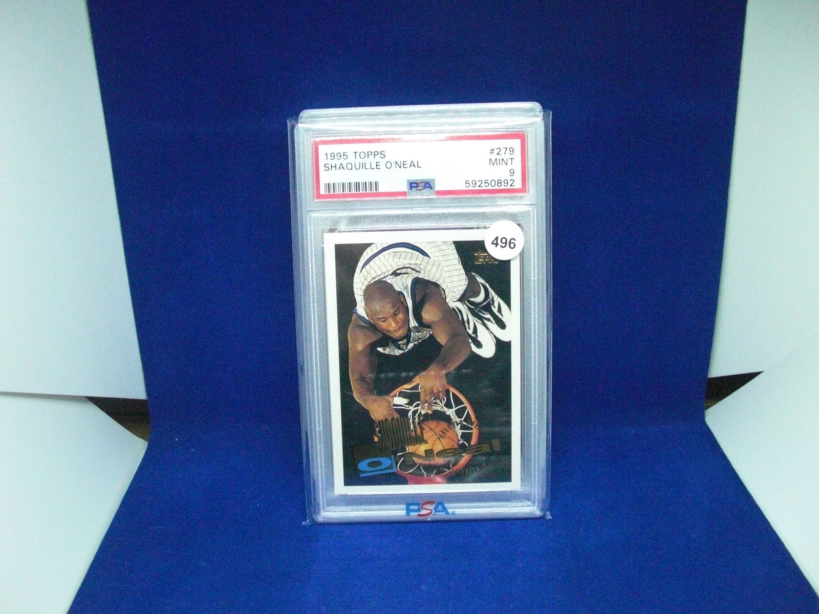 PSA 9 1995 Shaquille O'Neal Topps (1 of 1)