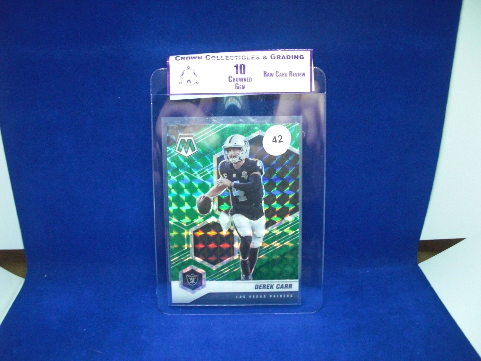 cc@g raw review graded mint 10 derek carr (1 of 1)