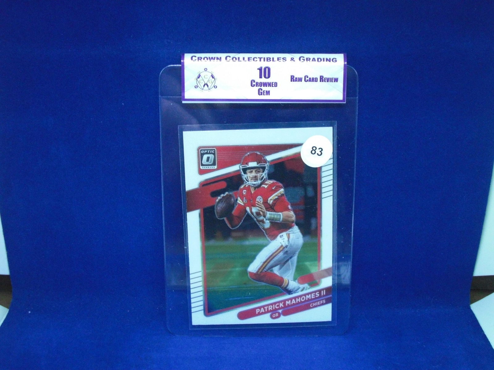 cc&g raw review graded 10 patrick mahomes: raw review graded